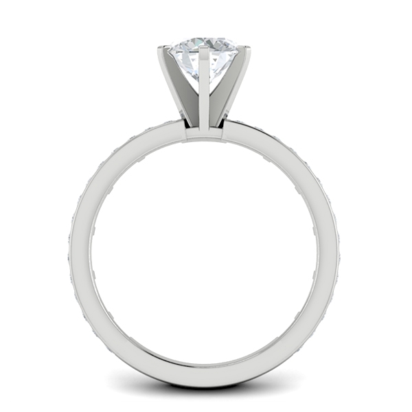 Casey in 18k White Gold — view 2