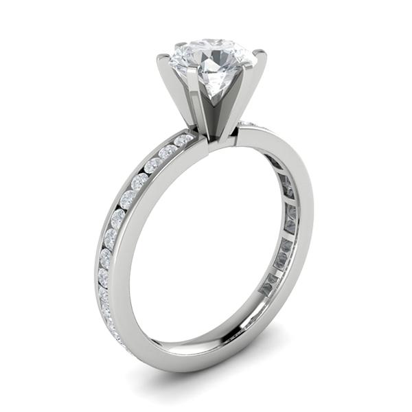 Casey in 18k White Gold — view 3