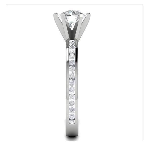 Casey in 18k White Gold — view 4
