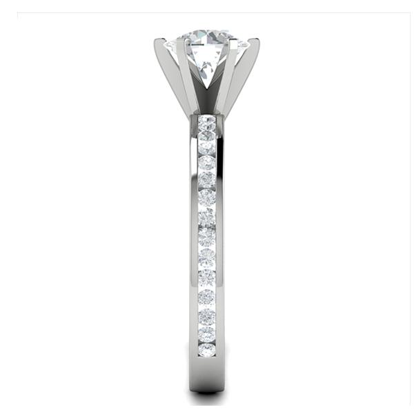 Casey in 18k White Gold — view 4