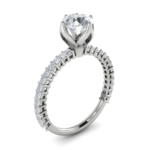 Beth in 18k White Gold — view 3