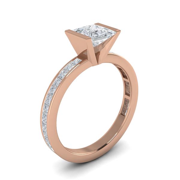 Bria in 18k Rose Gold — view 3