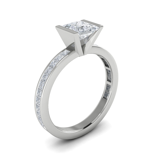 Bria in 18k White Gold — view 3
