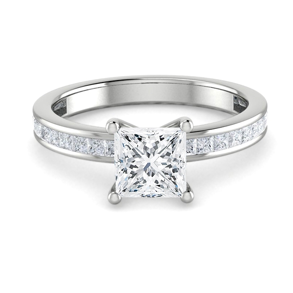 Alaska in 18k White Gold