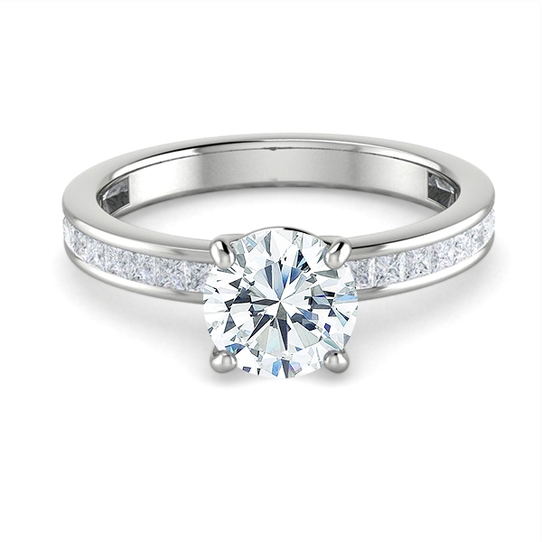 Cayla in 18k White Gold