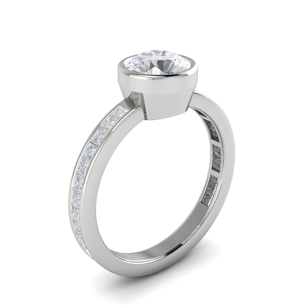Emelia in 18k White Gold — view 3