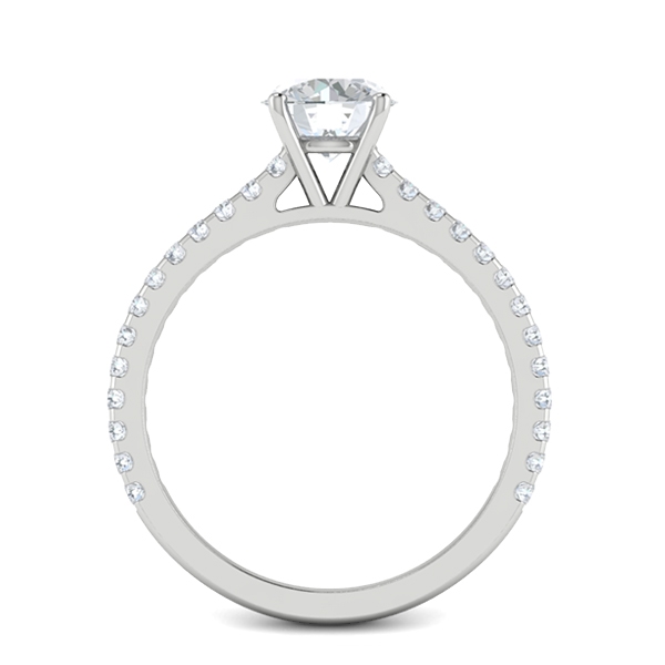 Danika in 18k White Gold — view 2