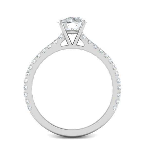 Danika in 18k White Gold — view 2