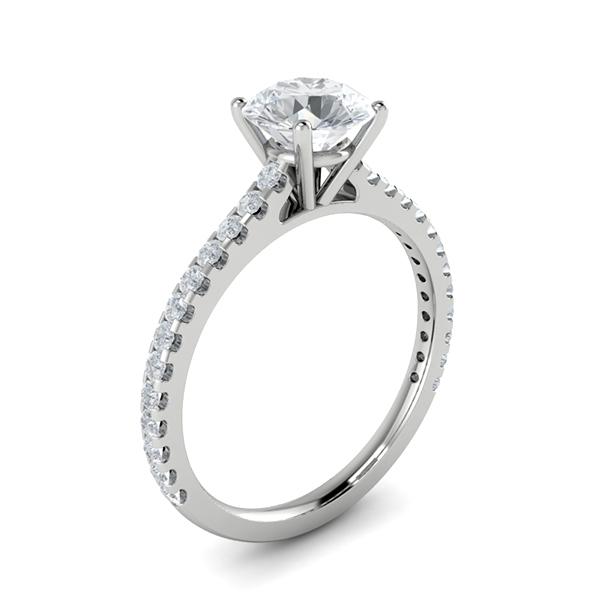 Danika in 18k White Gold — view 3