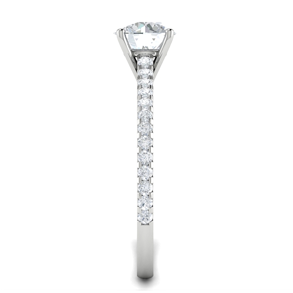 Danika in 18k White Gold — view 4
