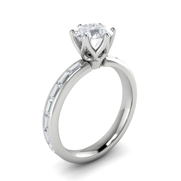 Immy in 18k White Gold — view 3
