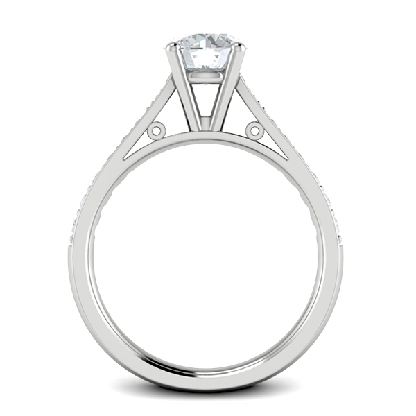 Zaira in 18k White Gold — view 2