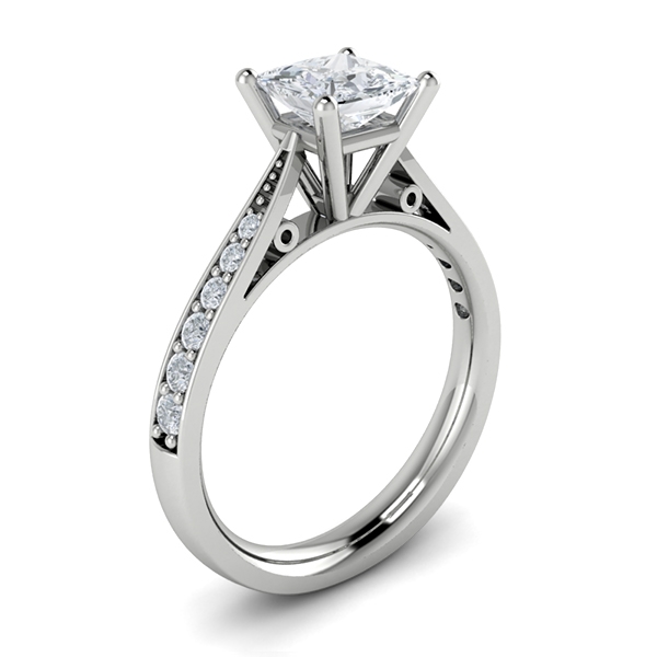 Regan in 18k White Gold — view 3