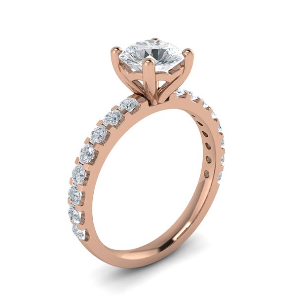 Alberta in 18k Rose Gold — view 3