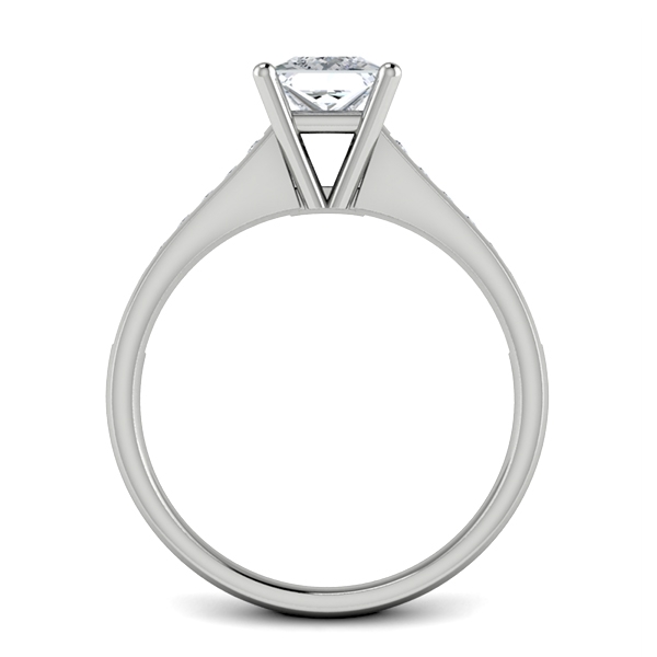 Arya in 18k White Gold — view 2