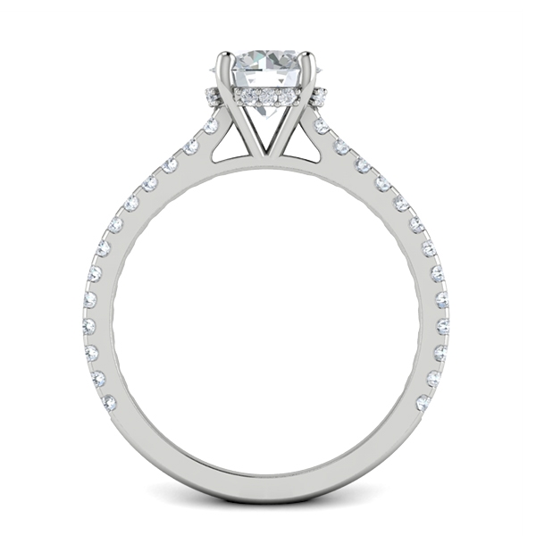 Blossom in 18k White Gold — view 2