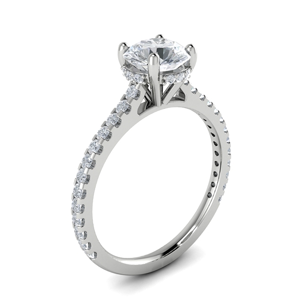 Blossom in 18k White Gold — view 3