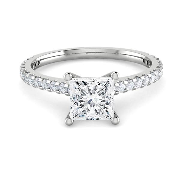 Belle in 18k White Gold