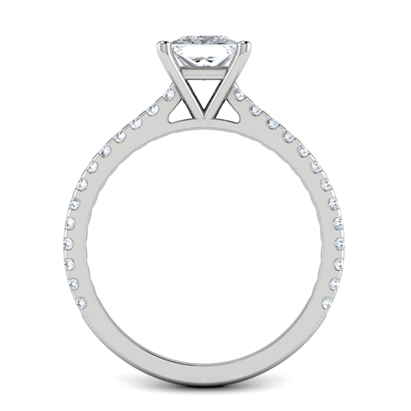 Belle in 18k White Gold — view 2