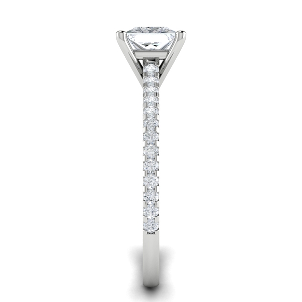 Belle in 18k White Gold — view 4