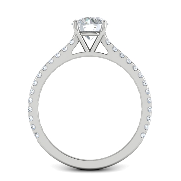 Dasia in 18k White Gold — view 2