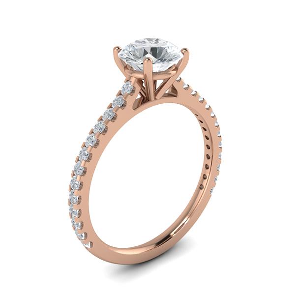 Dasia in 18k Rose Gold — view 3