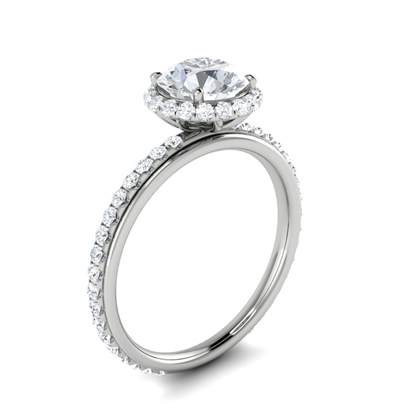 Kristy in 18k White Gold — view 3