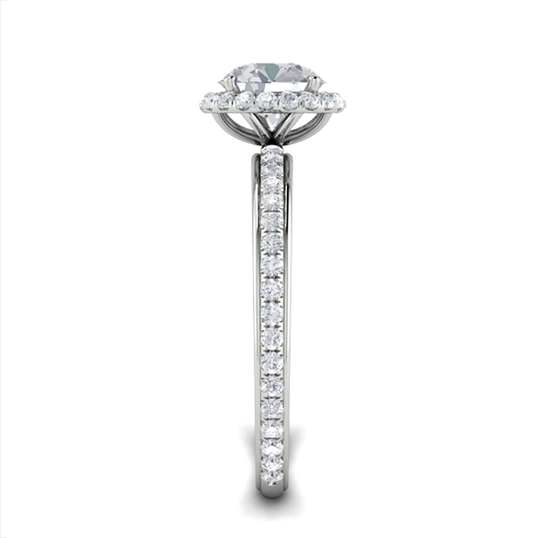 Kristy in 18k White Gold — view 4