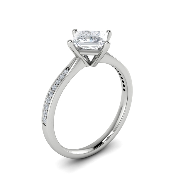 Eryn in 18k White Gold — view 3