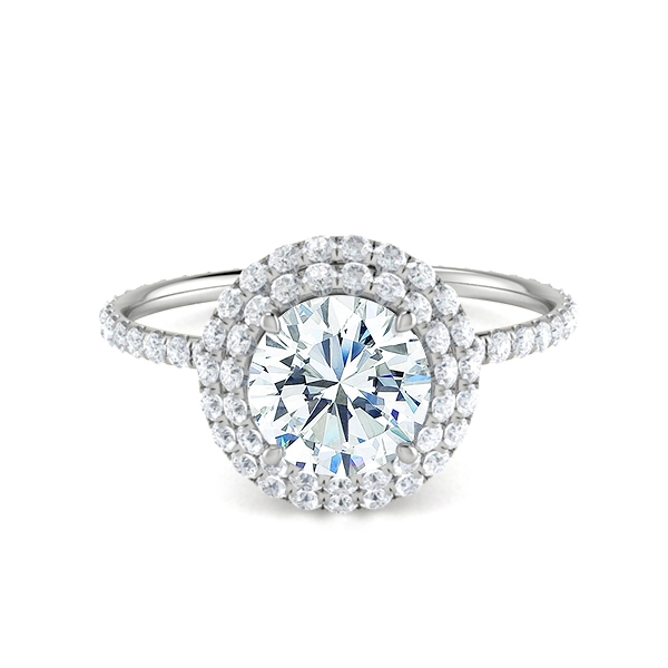 July in 18k White Gold
