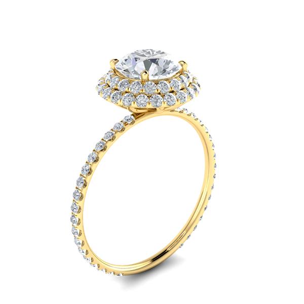 July in 18k Yellow Gold — view 3