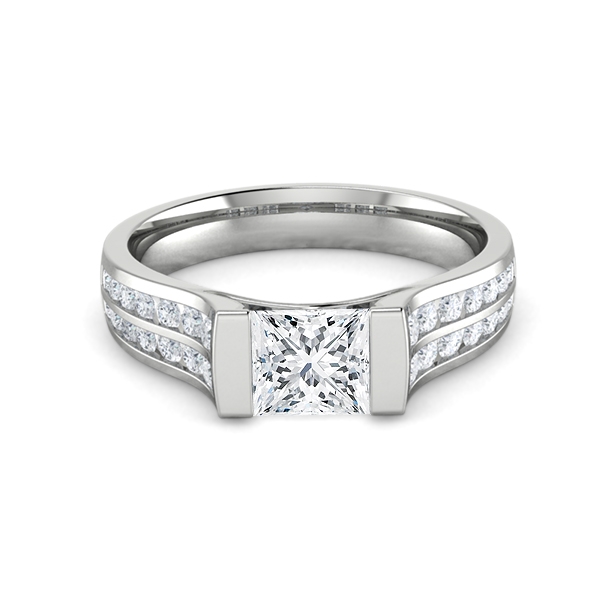Indira in 18k White Gold