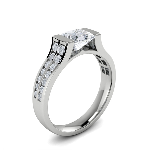 Indira in 18k White Gold — view 3