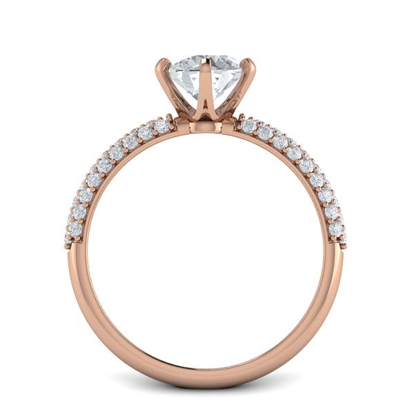 Jen in 18k Rose Gold — view 2