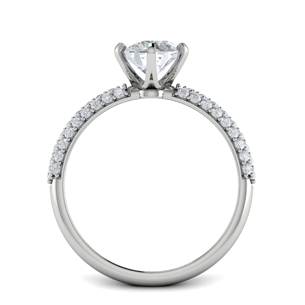 Jen in 18k White Gold — view 2
