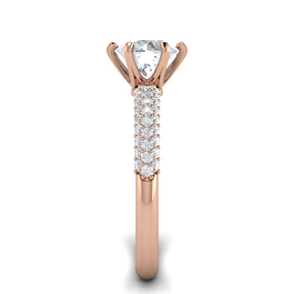Jen in 18k Rose Gold — view 4