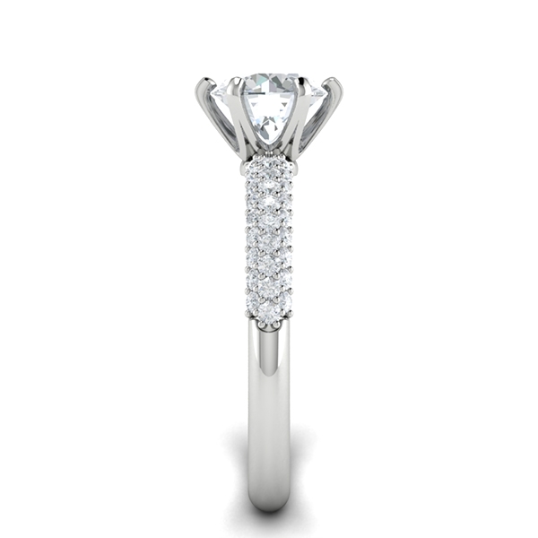 Jen in 18k White Gold — view 4