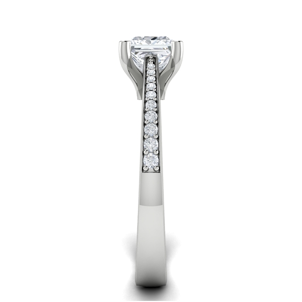 Kendall in 18k White Gold — view 4