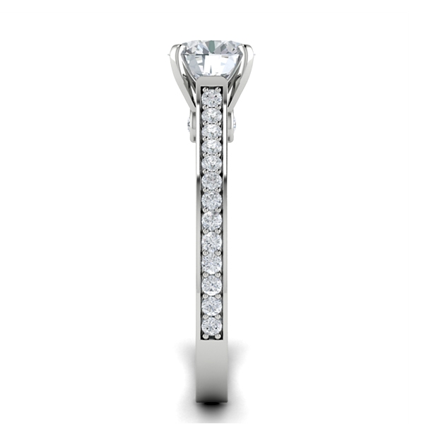 Leila in 18k White Gold — view 4