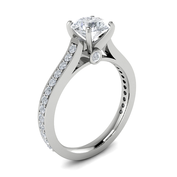 Leila in 18k White Gold — view 3