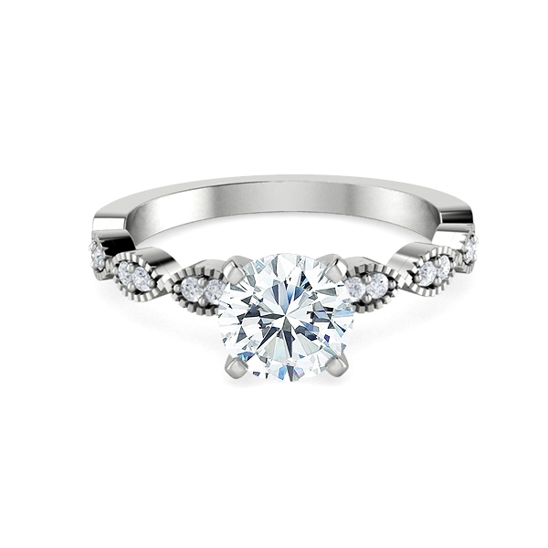Mya in 18k White Gold