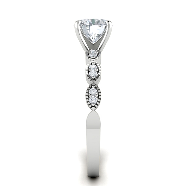 Mya in 18k White Gold — view 4
