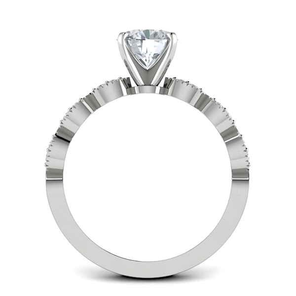 Mya in 18k White Gold — view 2