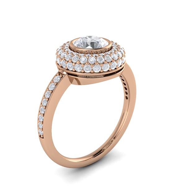 Ananya in 18k Rose Gold — view 3