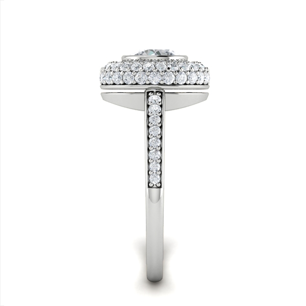 Ananya in 18k White Gold — view 4