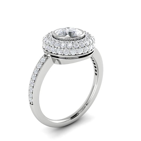 Ananya in 18k White Gold — view 3