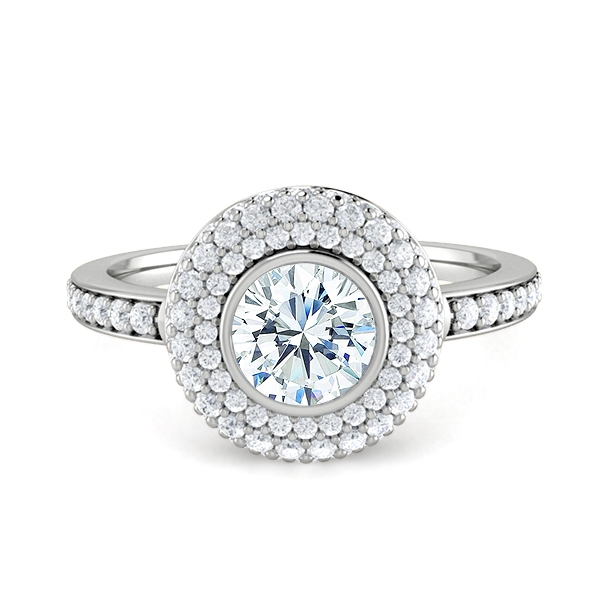 Ananya in 18k White Gold