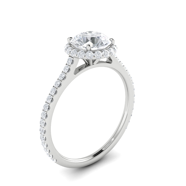 Tonya in 18k White Gold — view 3