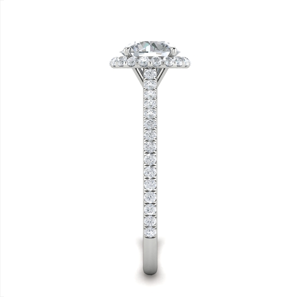 Tonya in 18k White Gold — view 4