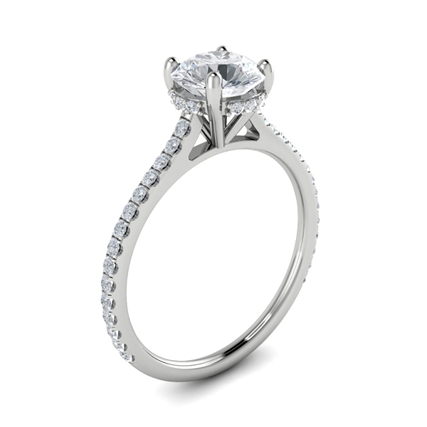 Zali in 18k White Gold — view 3